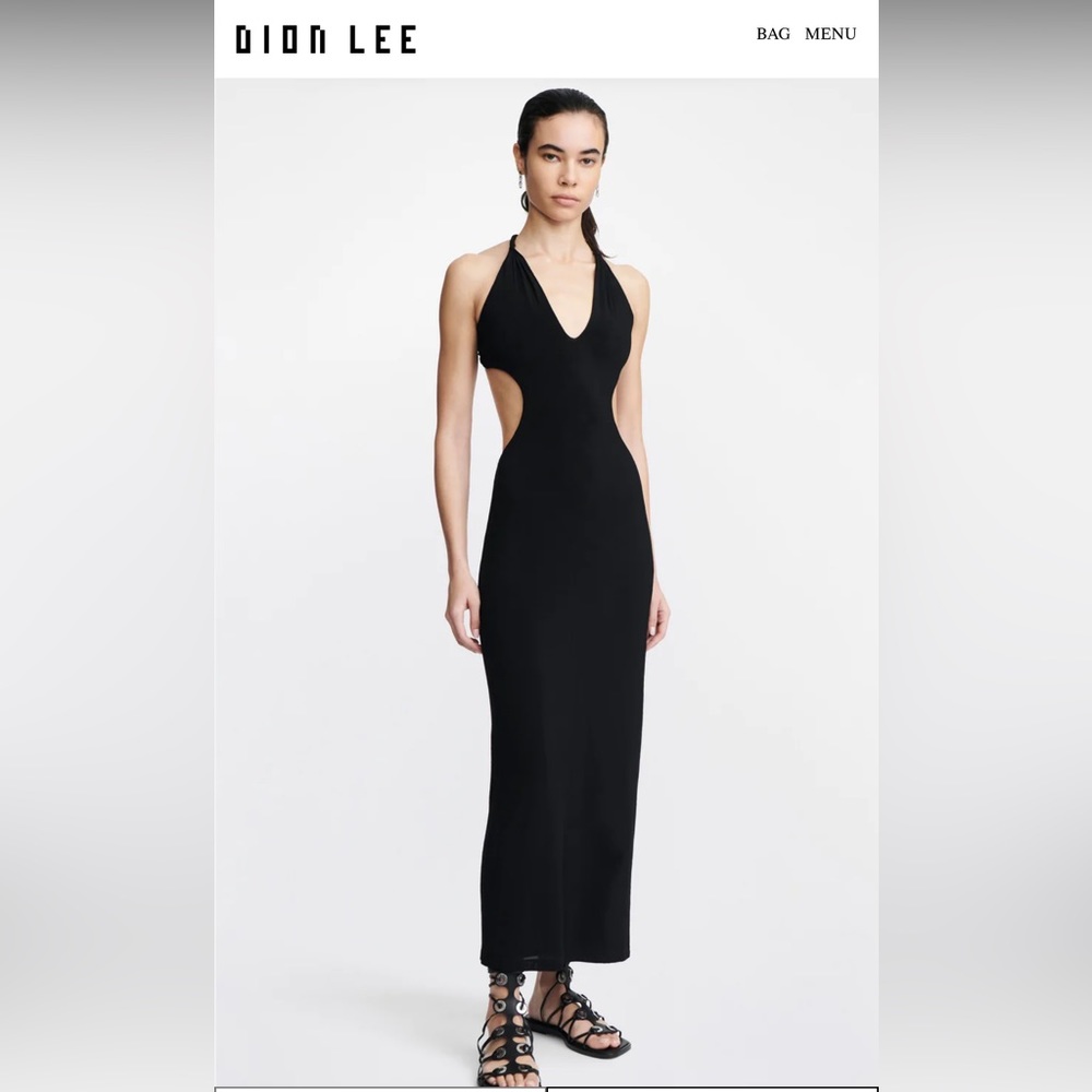 Dion Lee V-Neck Rope Dress